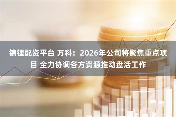 锦锂配资平台 万科：2026年公司将聚焦重点项目 全力协调各方资源推动盘活工作